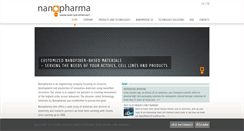 Desktop Screenshot of nanopharma.cz